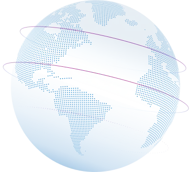 World map illustrating GeoPostcodes coverage across 247 countries