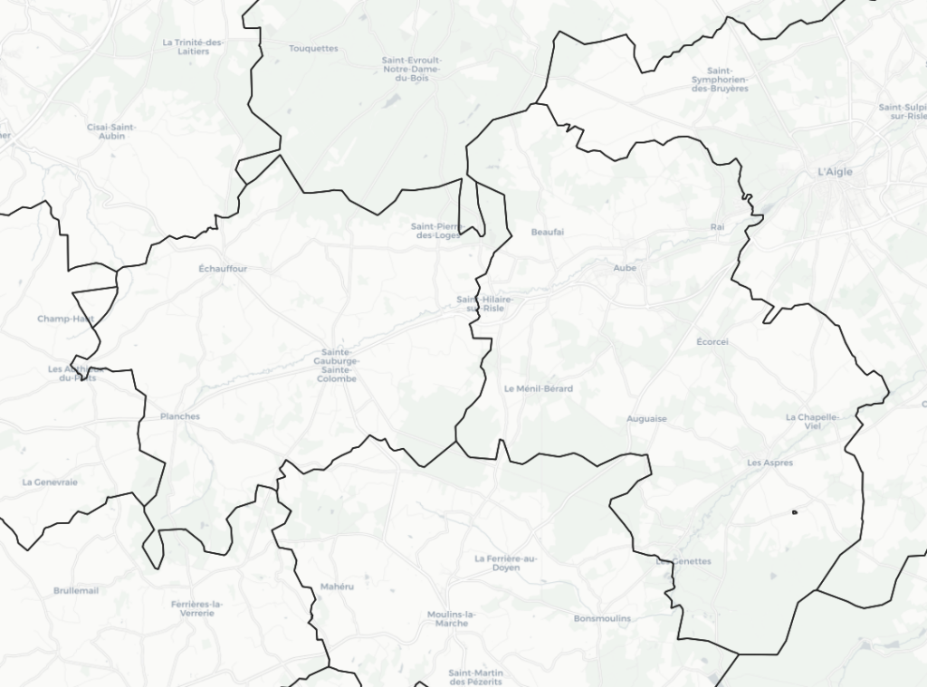 GeoPostcodes-paris map boundaries