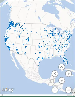 GeoPostcodes-Create zip code map